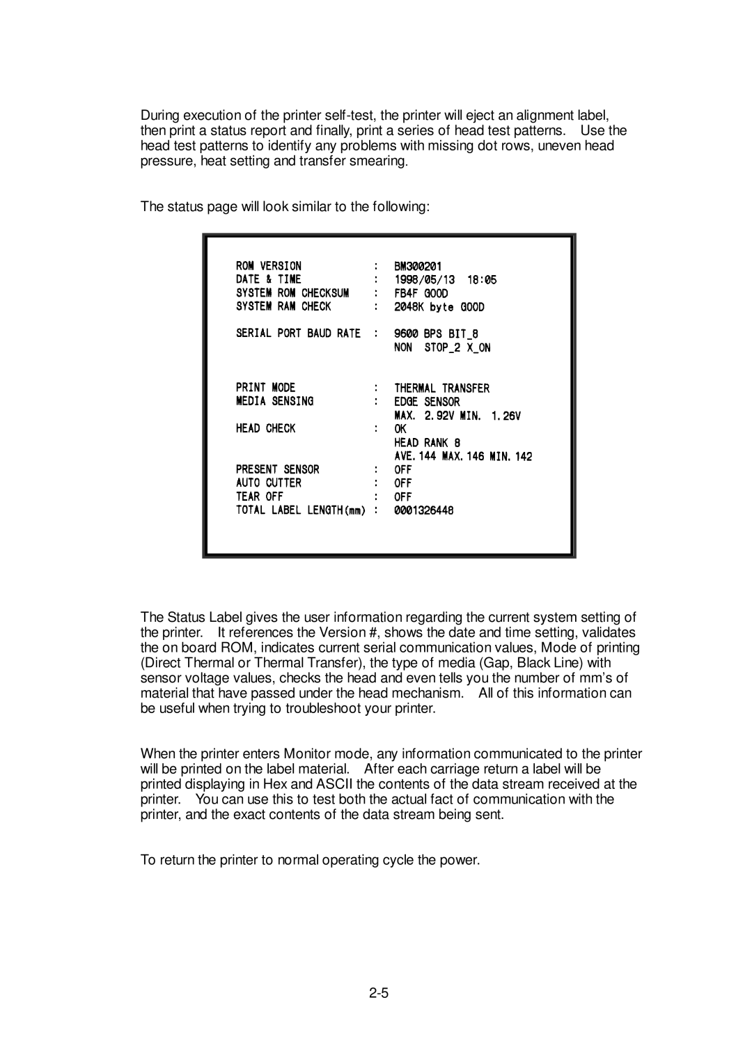 Citizen Systems CLP-6401 user manual 