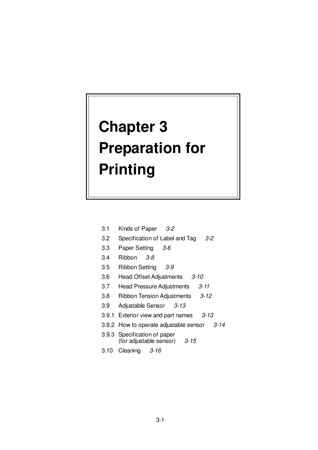 Citizen Systems CLP-6401 user manual Preparation for Printing 