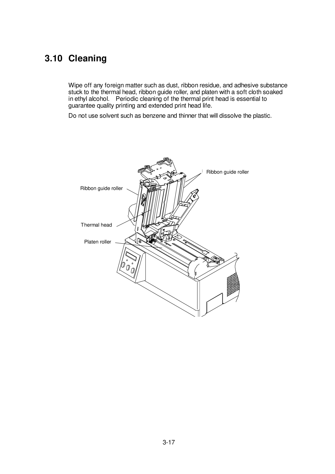 Citizen Systems CLP-6401 user manual Cleaning 