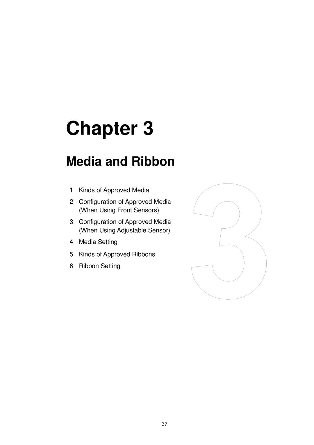 Citizen Systems CLP-7201e user manual Media and Ribbon 