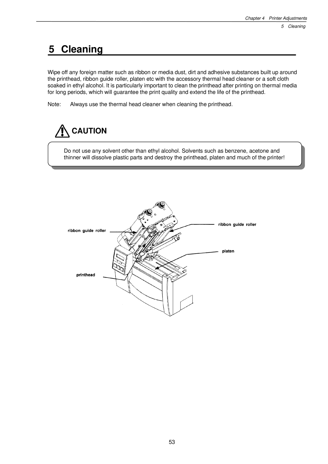 Citizen Systems CLP-7201e user manual Cleaning 