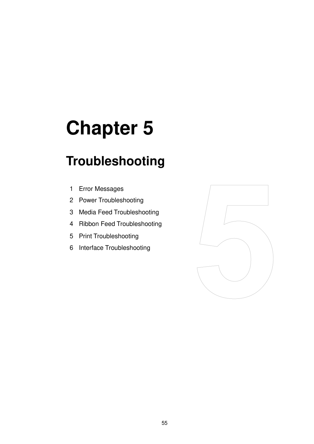 Citizen Systems CLP-7201e user manual Troubleshooting 