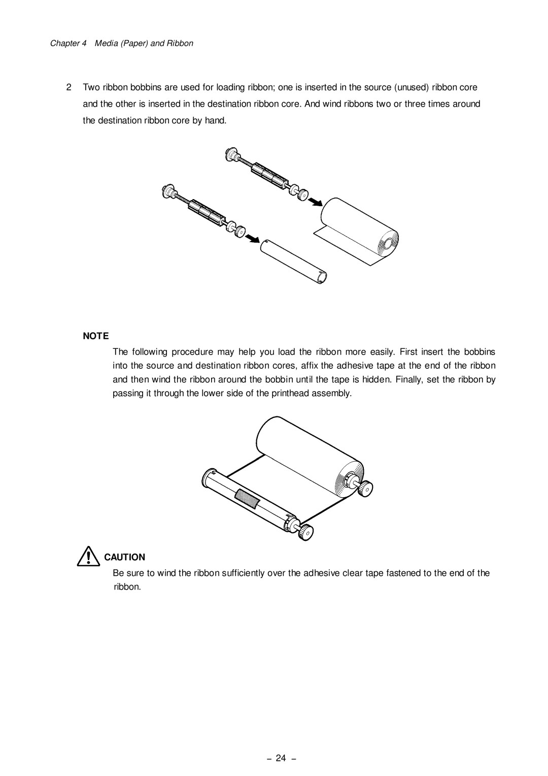 Citizen Systems CLP-8301 user manual Media Paper and Ribbon 