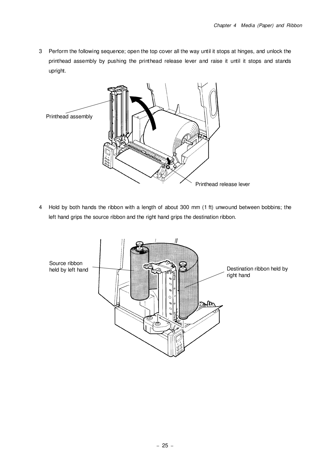 Citizen Systems CLP-8301 user manual Media Paper and Ribbon 