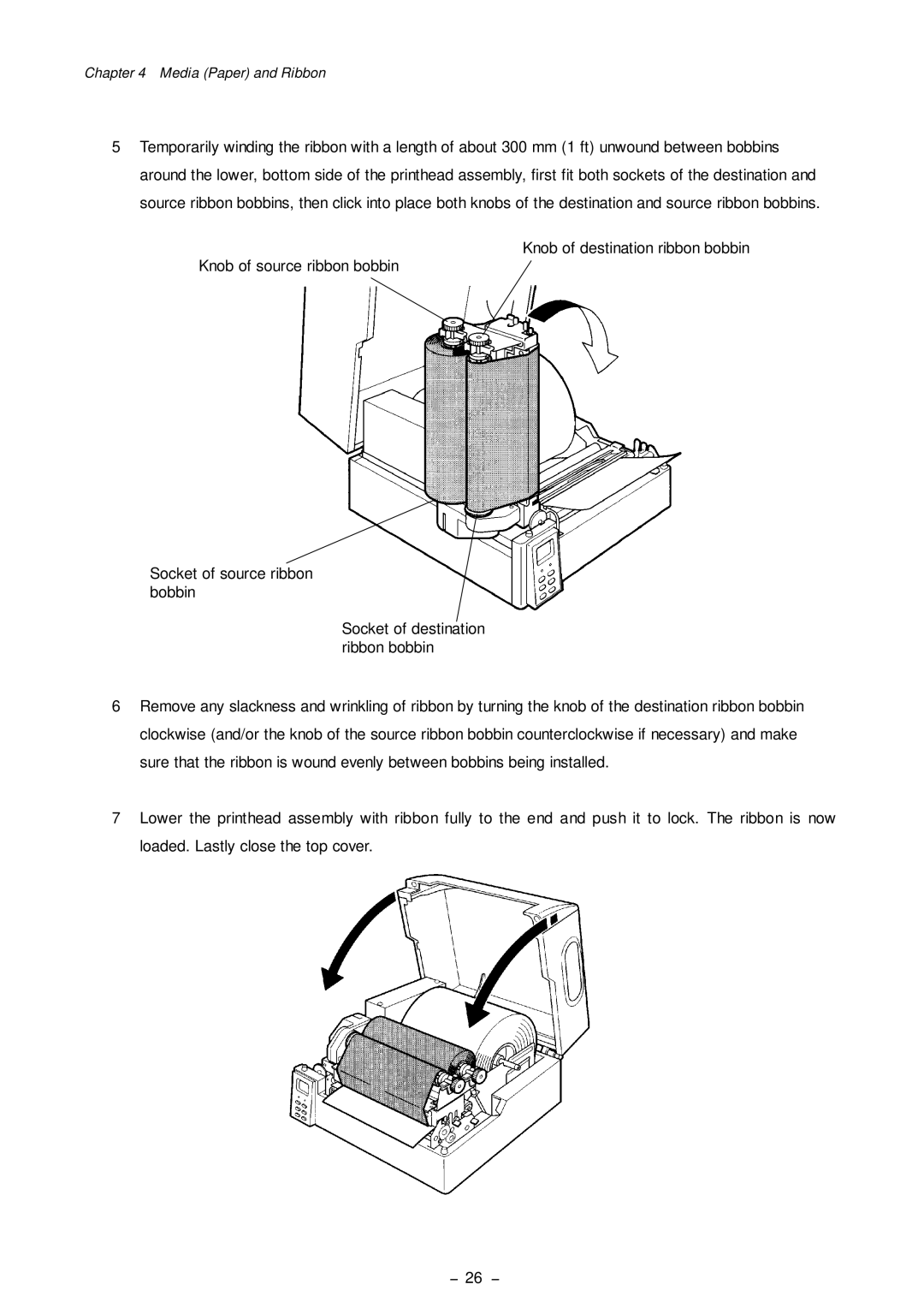 Citizen Systems CLP-8301 user manual Media Paper and Ribbon 