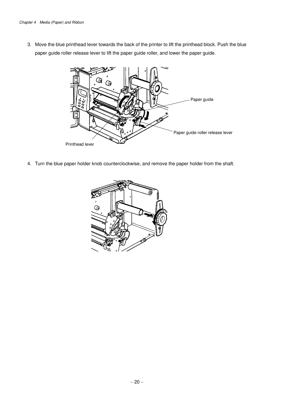 Citizen Systems CLP-9301, CLP-9001 user manual 20 