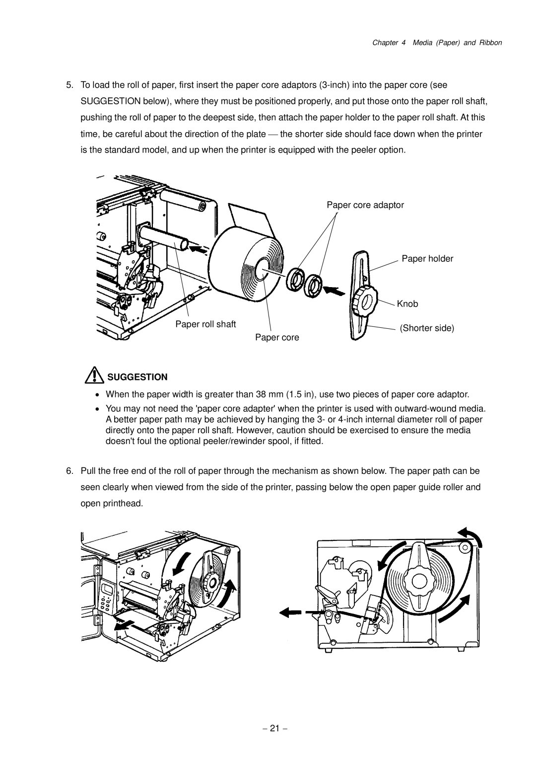 Citizen Systems CLP-9001, CLP-9301 user manual Suggestion 