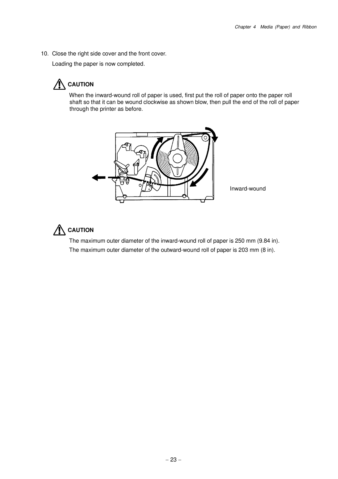 Citizen Systems CLP-9001, CLP-9301 user manual 23 