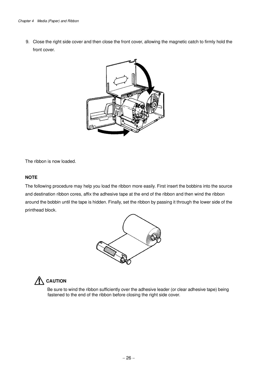 Citizen Systems CLP-9301, CLP-9001 user manual 26 