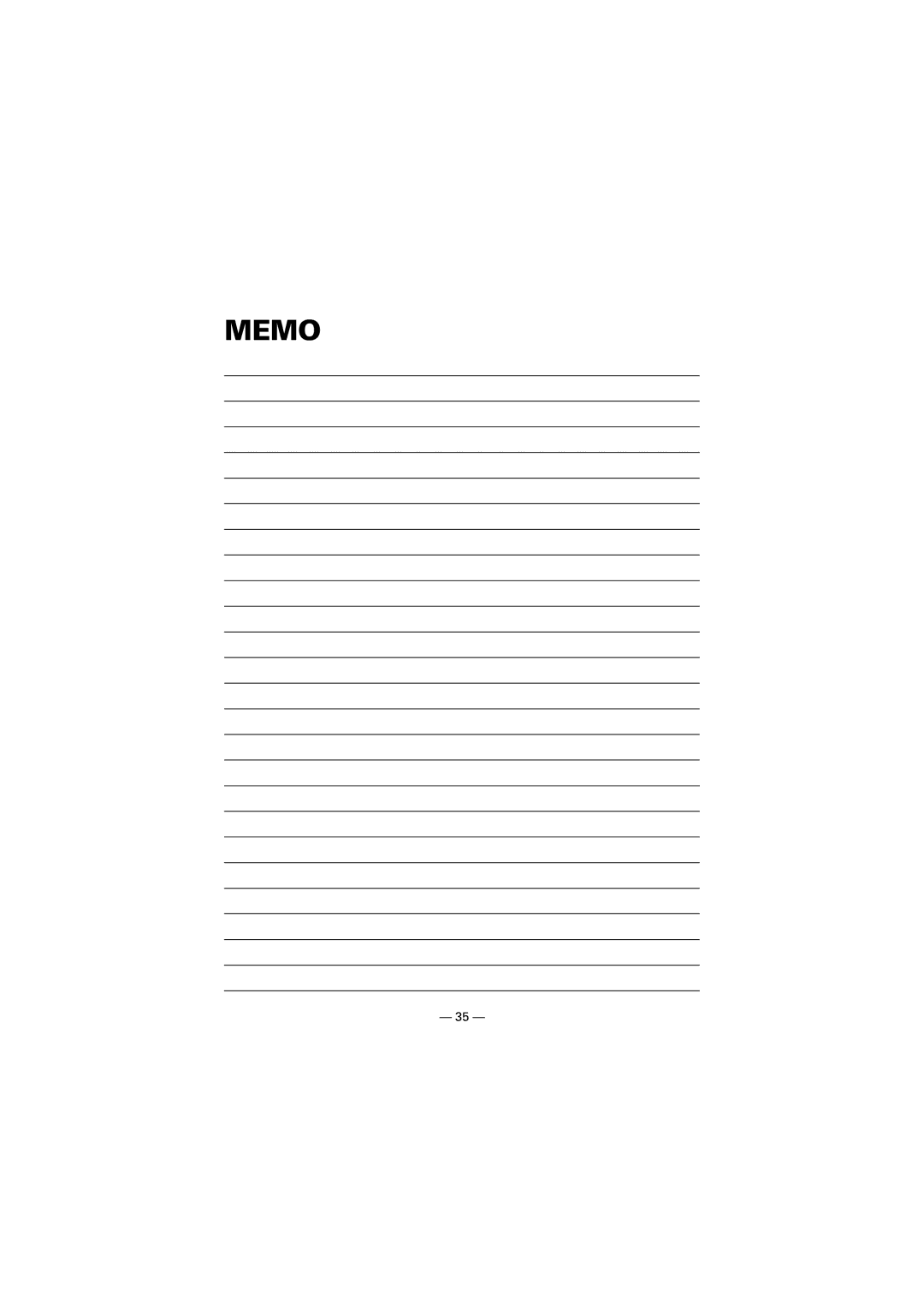 Citizen Systems CMP-10 manual Memo 