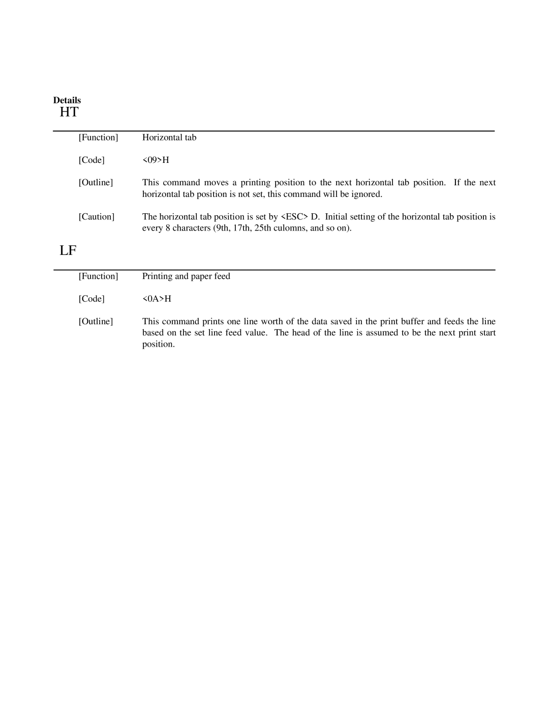 Citizen Systems iDP-3550, iDP-3551 user manual Details 