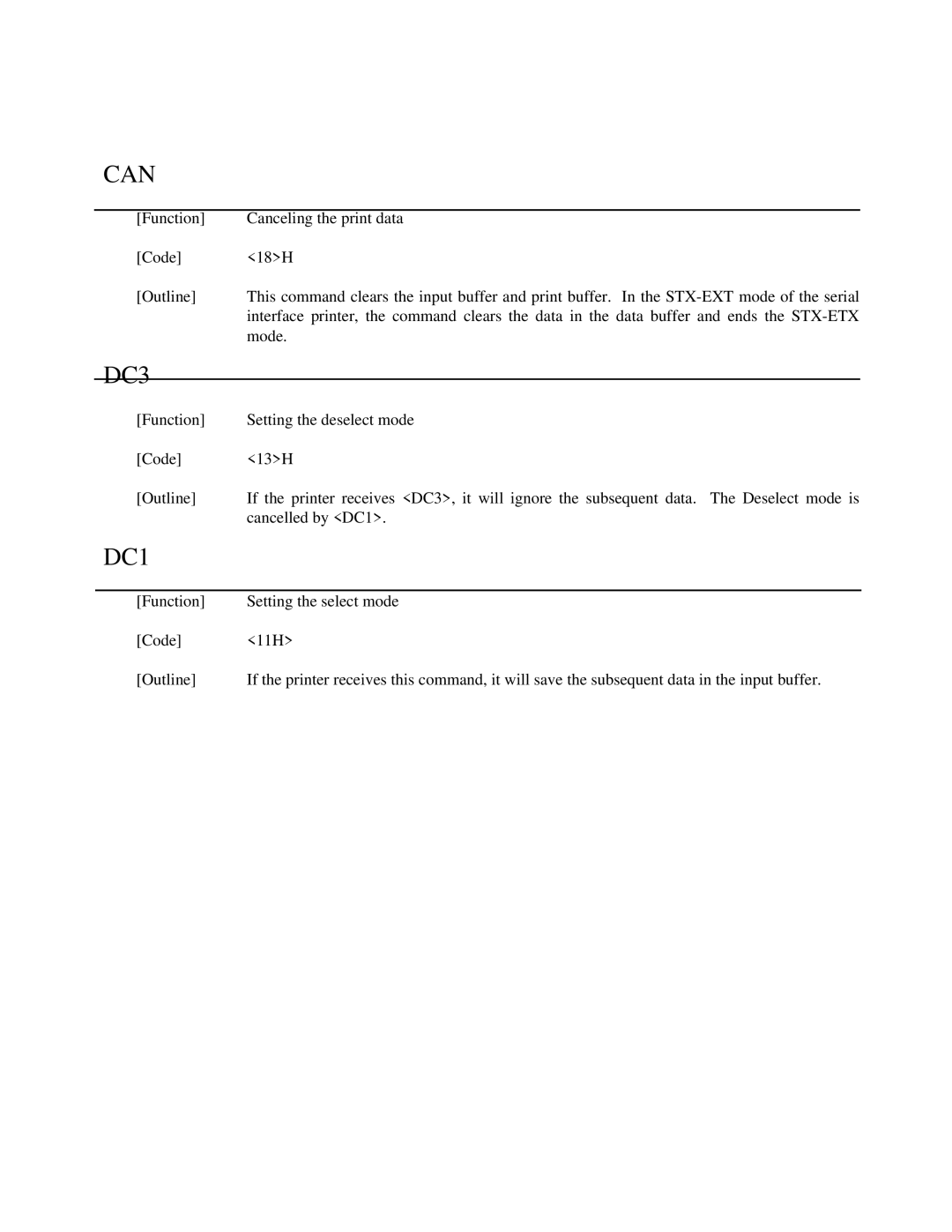 Citizen Systems iDP-3551, iDP-3550 user manual Can 