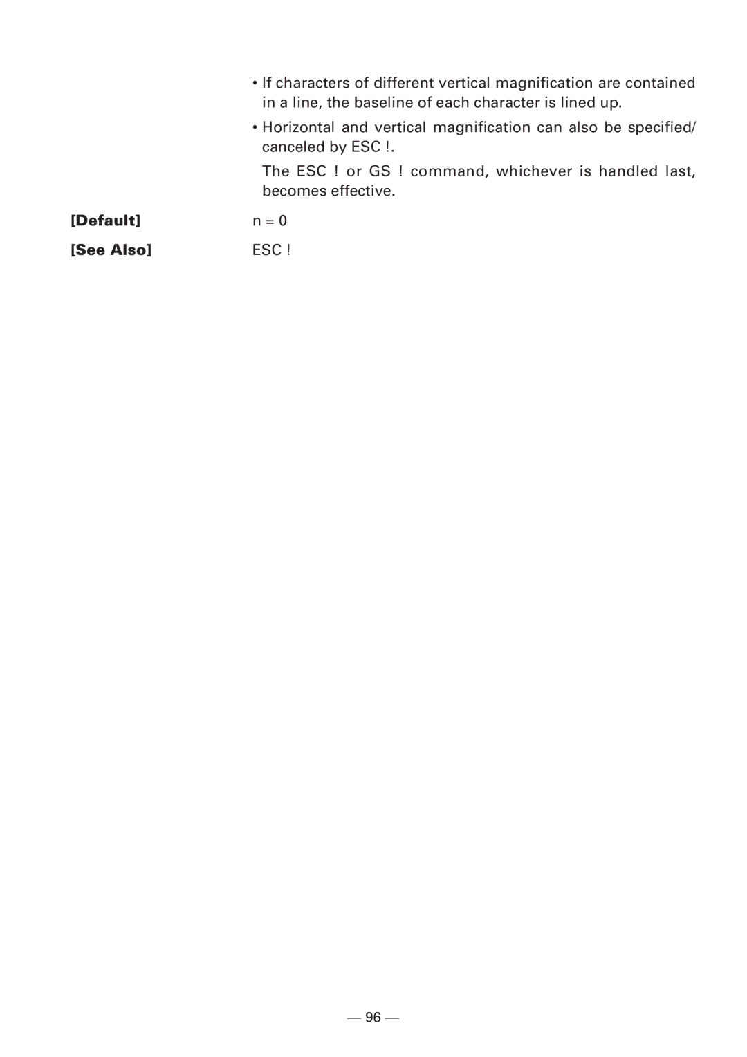 Citizen Systems iDP3240 user manual Default See Also 