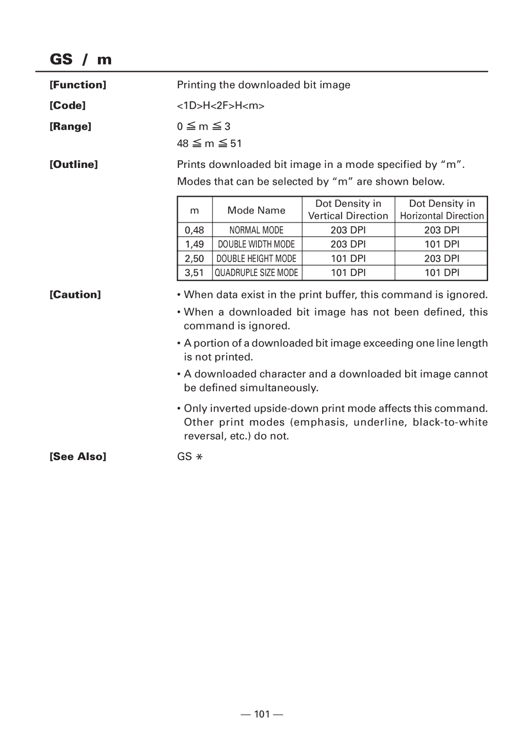 Citizen Systems iDP3240 user manual GS / m, Range Outline 