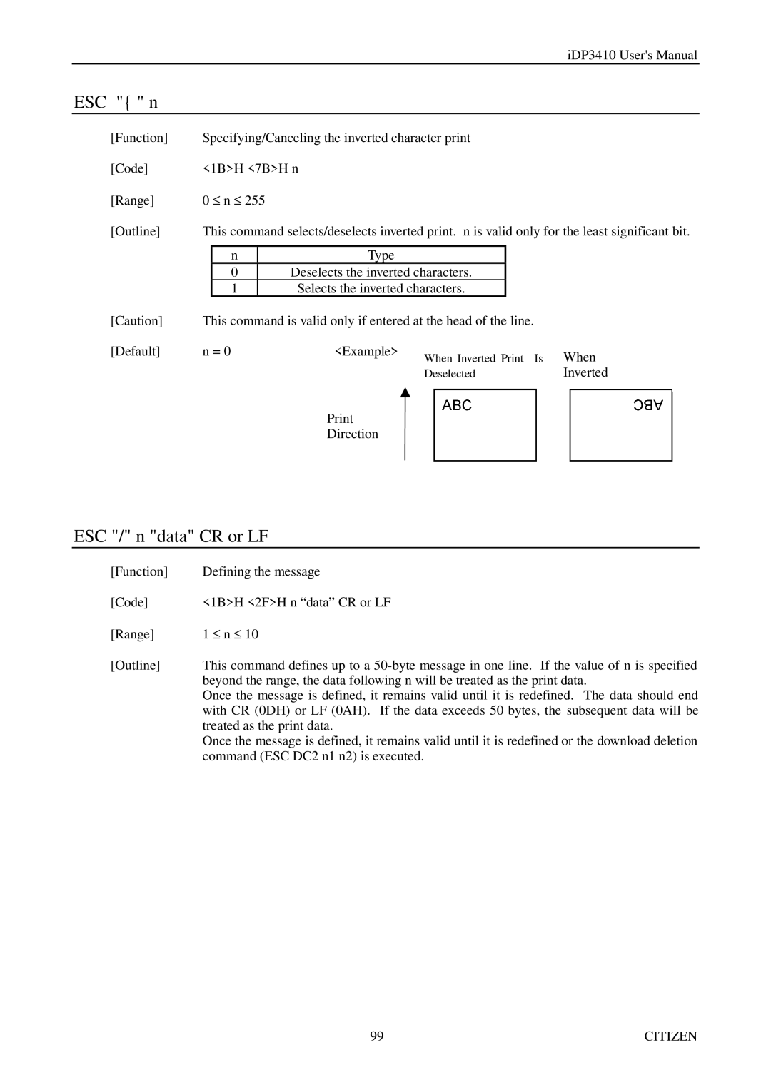 Citizen Systems pmn manual When 