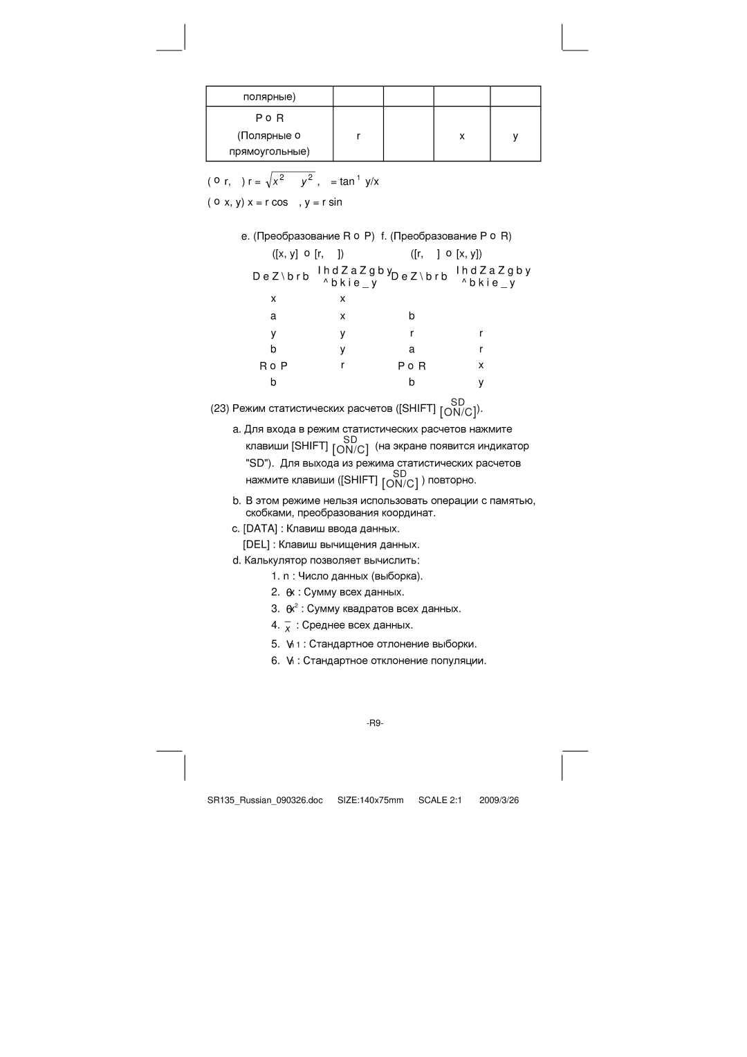 Citizen Systems SR-135N manual Дисплея 