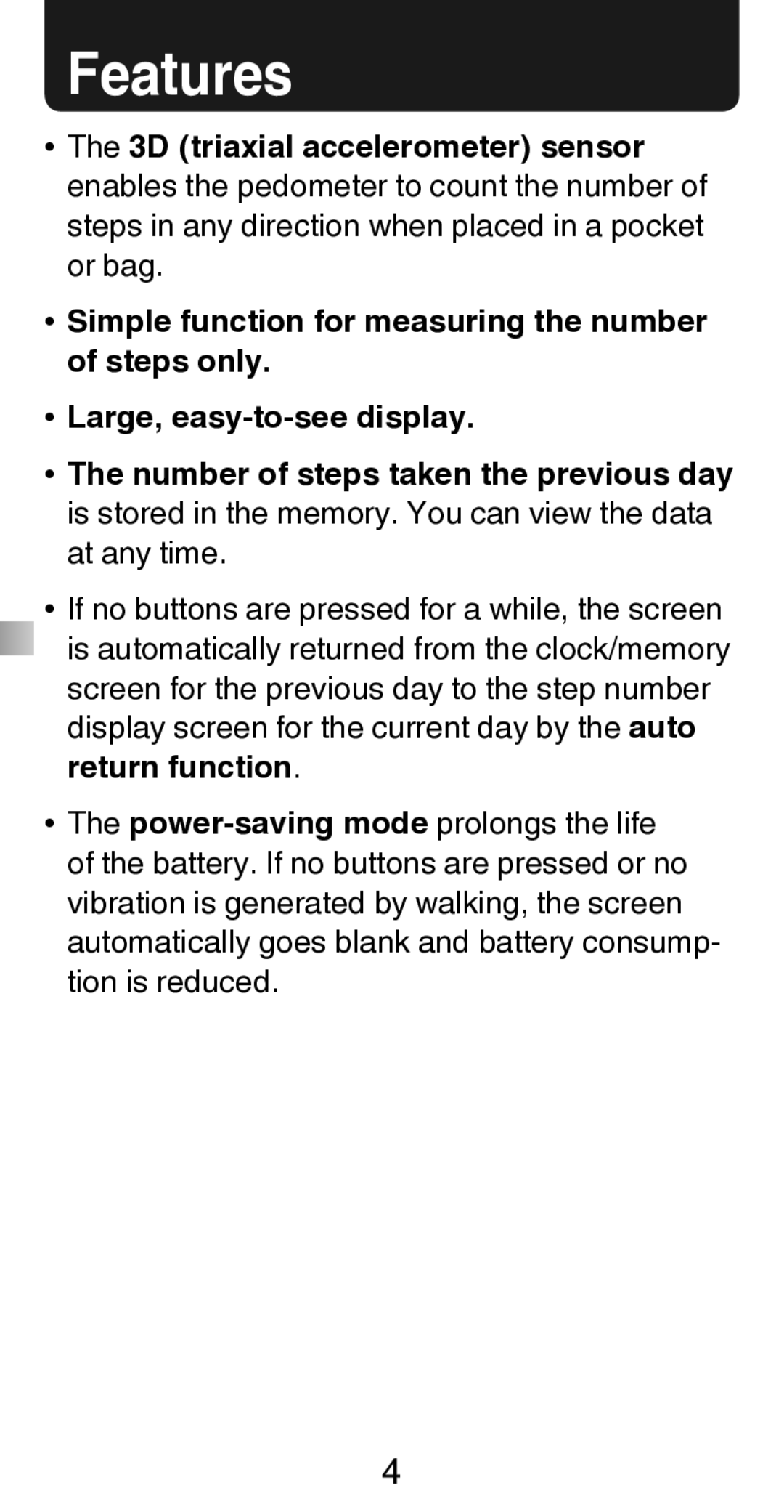 Citizen Systems TW310 instruction manual Features 