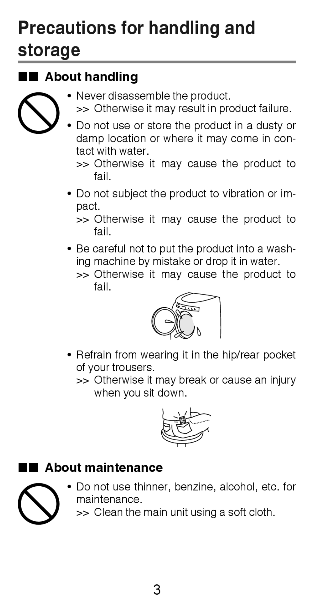 Citizen Systems TW610 instruction manual Precautions for handling and storage, About handling 