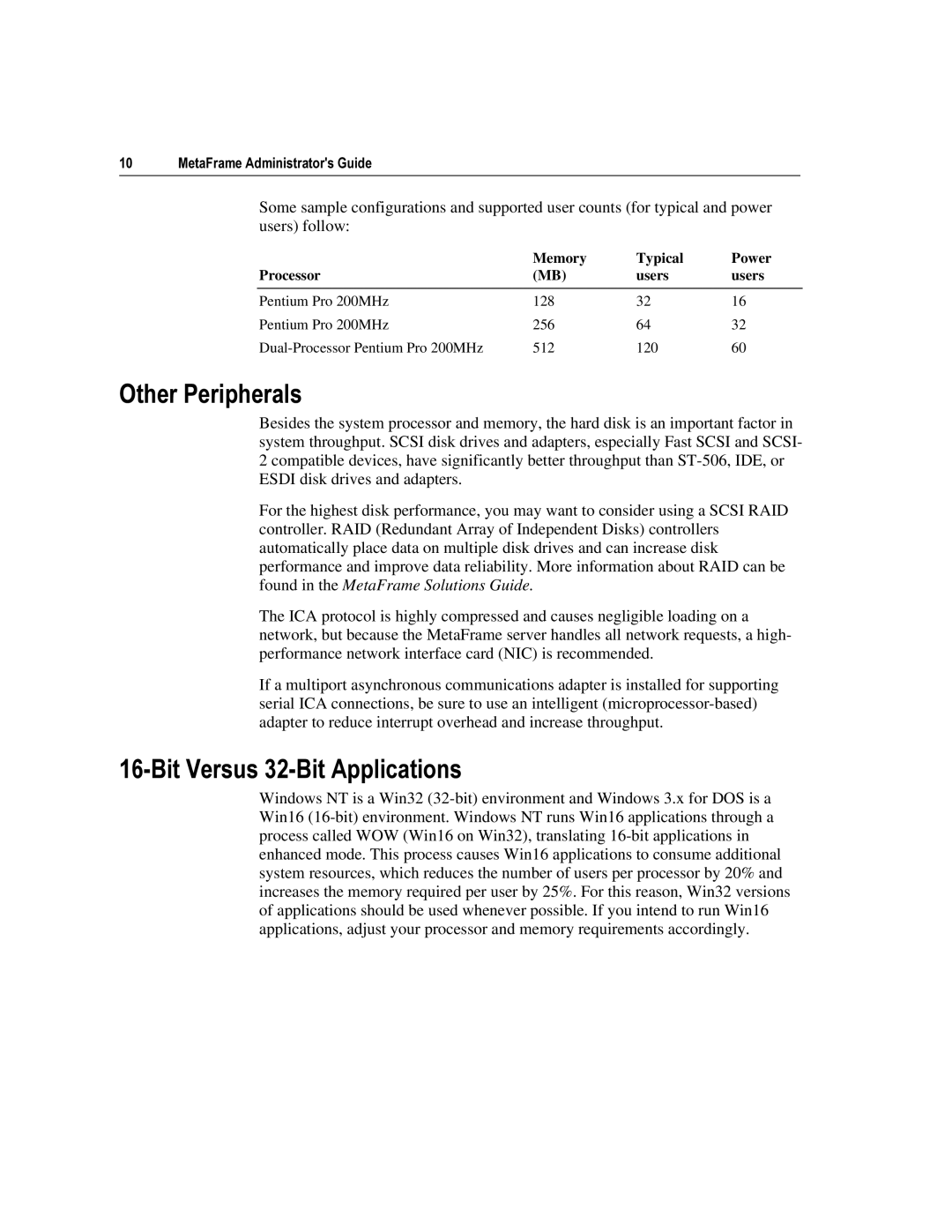 Citrix Systems 1.8 manual 2WKHU3HULSKHUDOV, LW9HUVXV%LW$SSOLFDWLRQV 