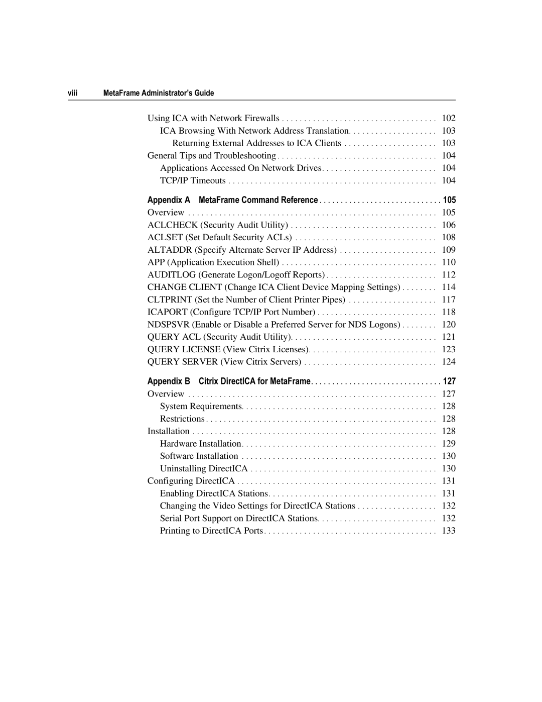 Citrix Systems 1.8 manual $SSHQGL$0HWDUDPH&RPPDQG5HIHUHQFH 