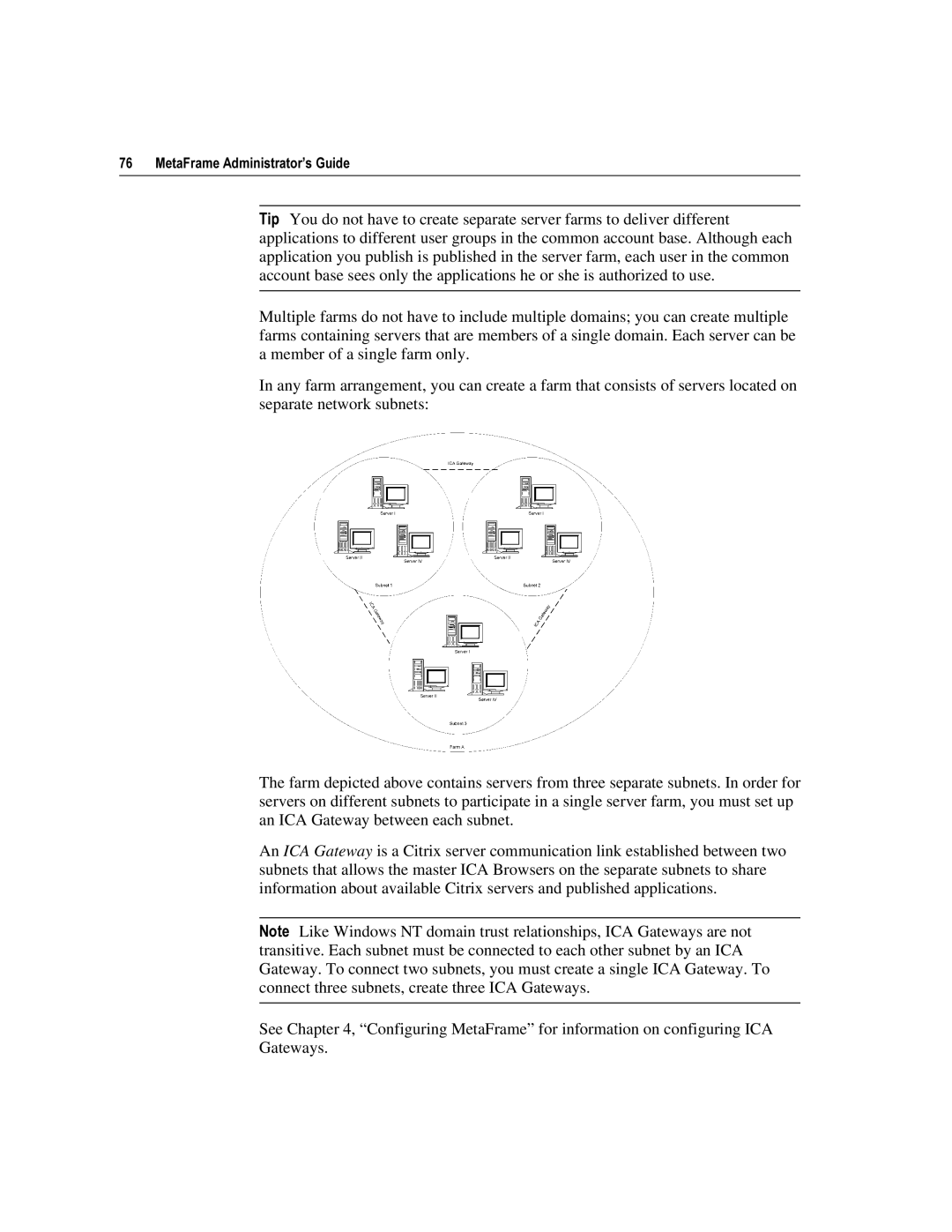 Citrix Systems 1.8 manual 0HWDUDPH$GPLQLVWUDWRUªV*XLGH 