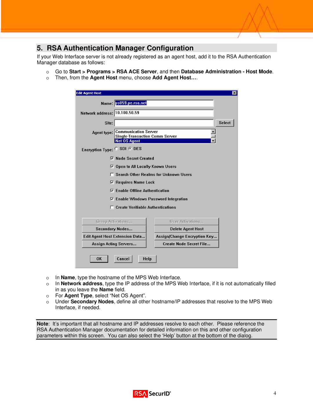 Citrix Systems 3 manual RSA Authentication Manager Configuration 