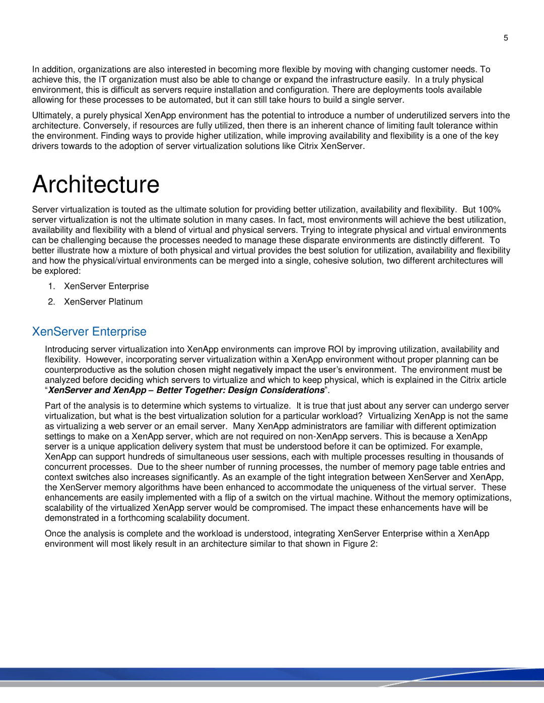 Citrix Systems 4.1 manual Architecture, XenServer Enterprise 