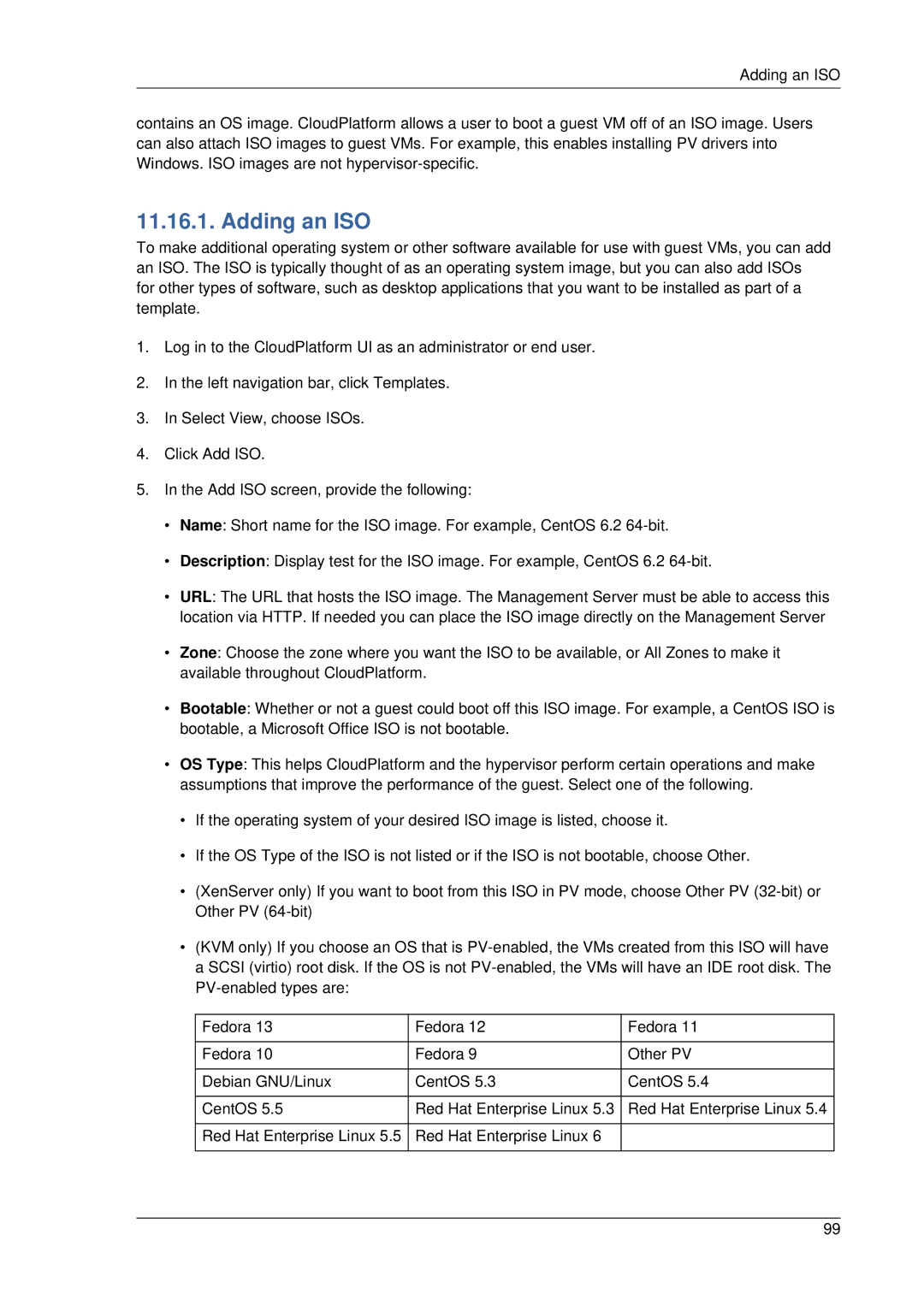 Citrix Systems 4.2 manual Adding an ISO 