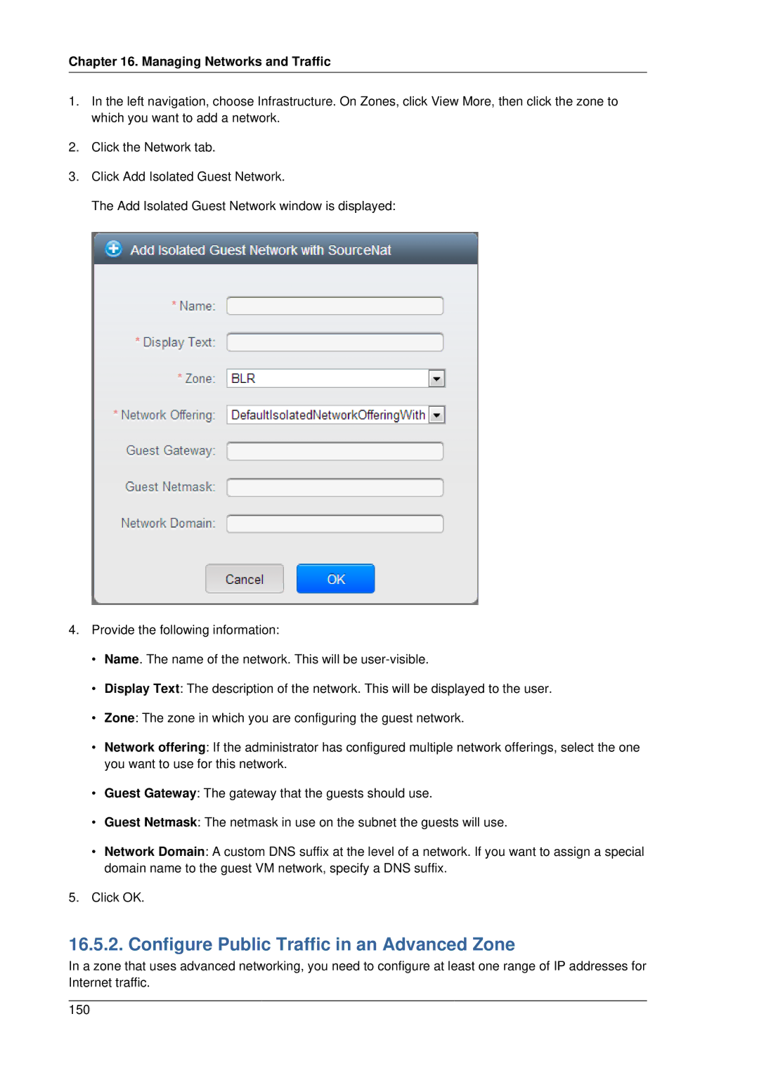 Citrix Systems 4.2 manual Configure Public Traffic in an Advanced Zone 