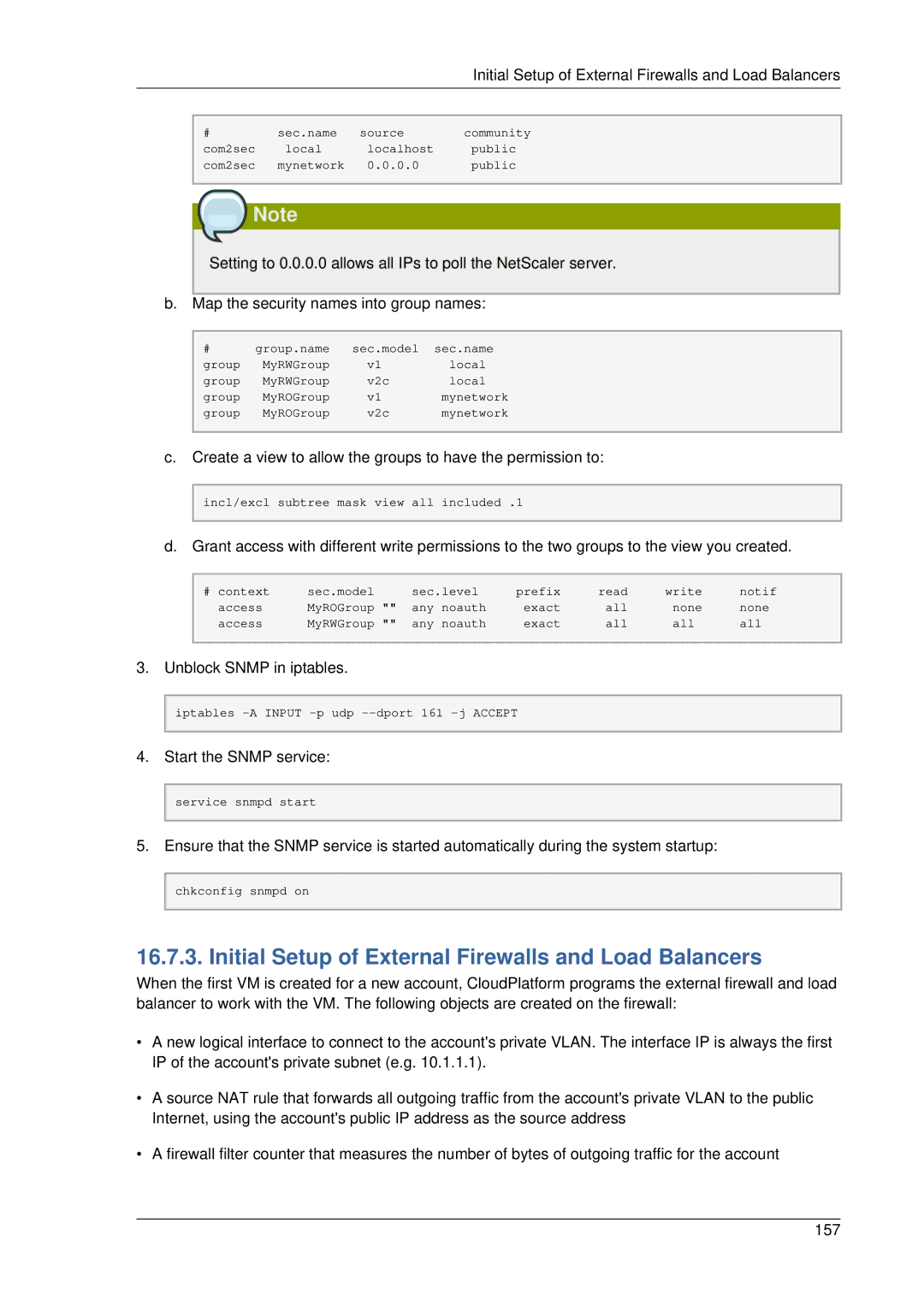 Citrix Systems 4.2 manual Initial Setup of External Firewalls and Load Balancers 