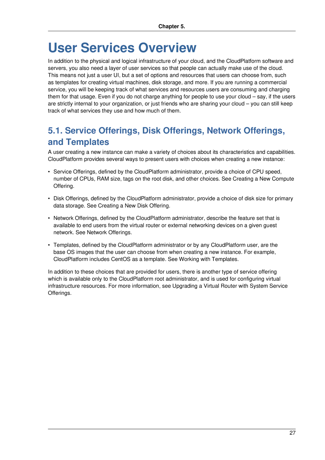 Citrix Systems 4.2 manual User Services Overview, Chapter 