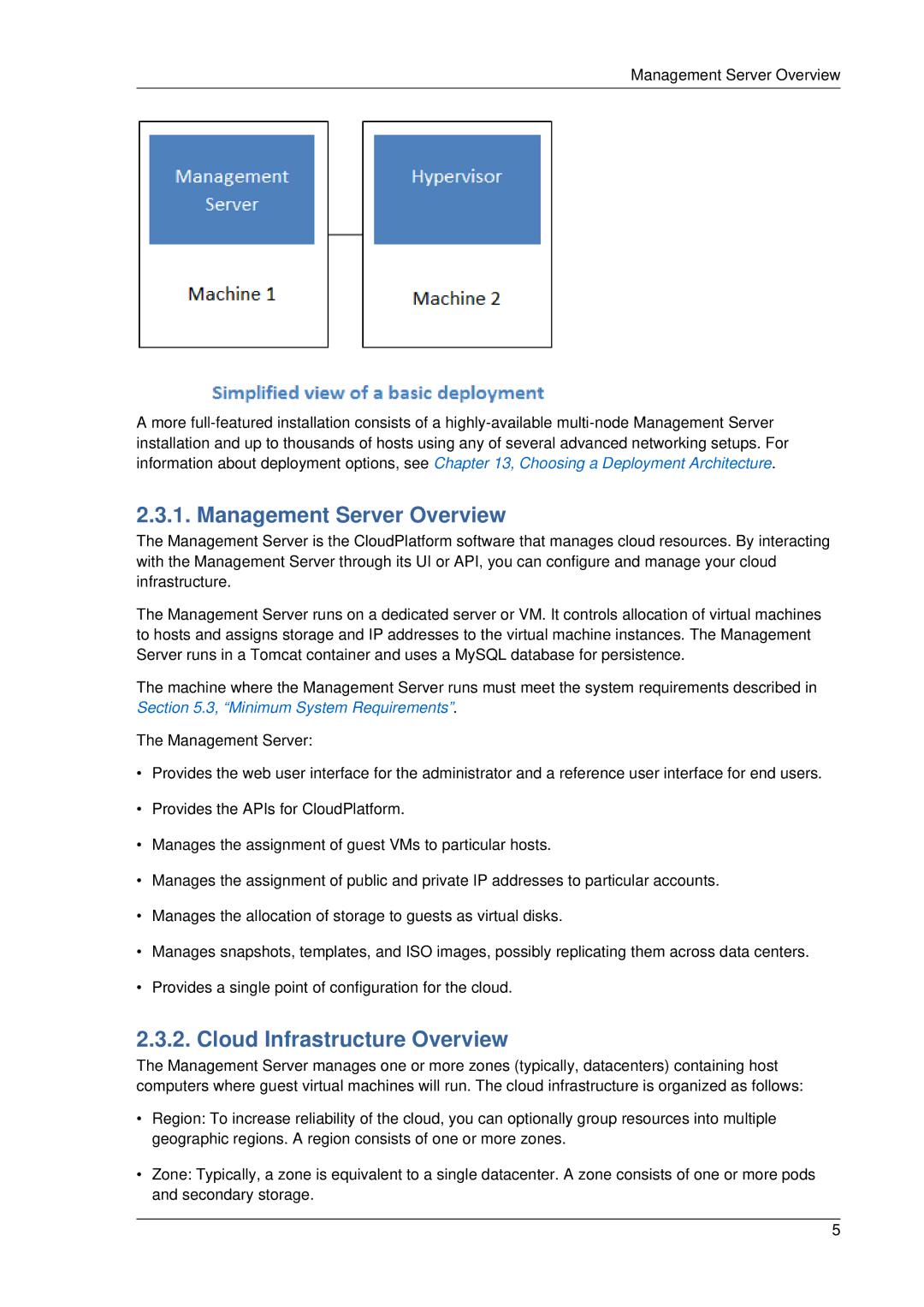 Citrix Systems 4.2 manual Management Server Overview, Cloud Infrastructure Overview 