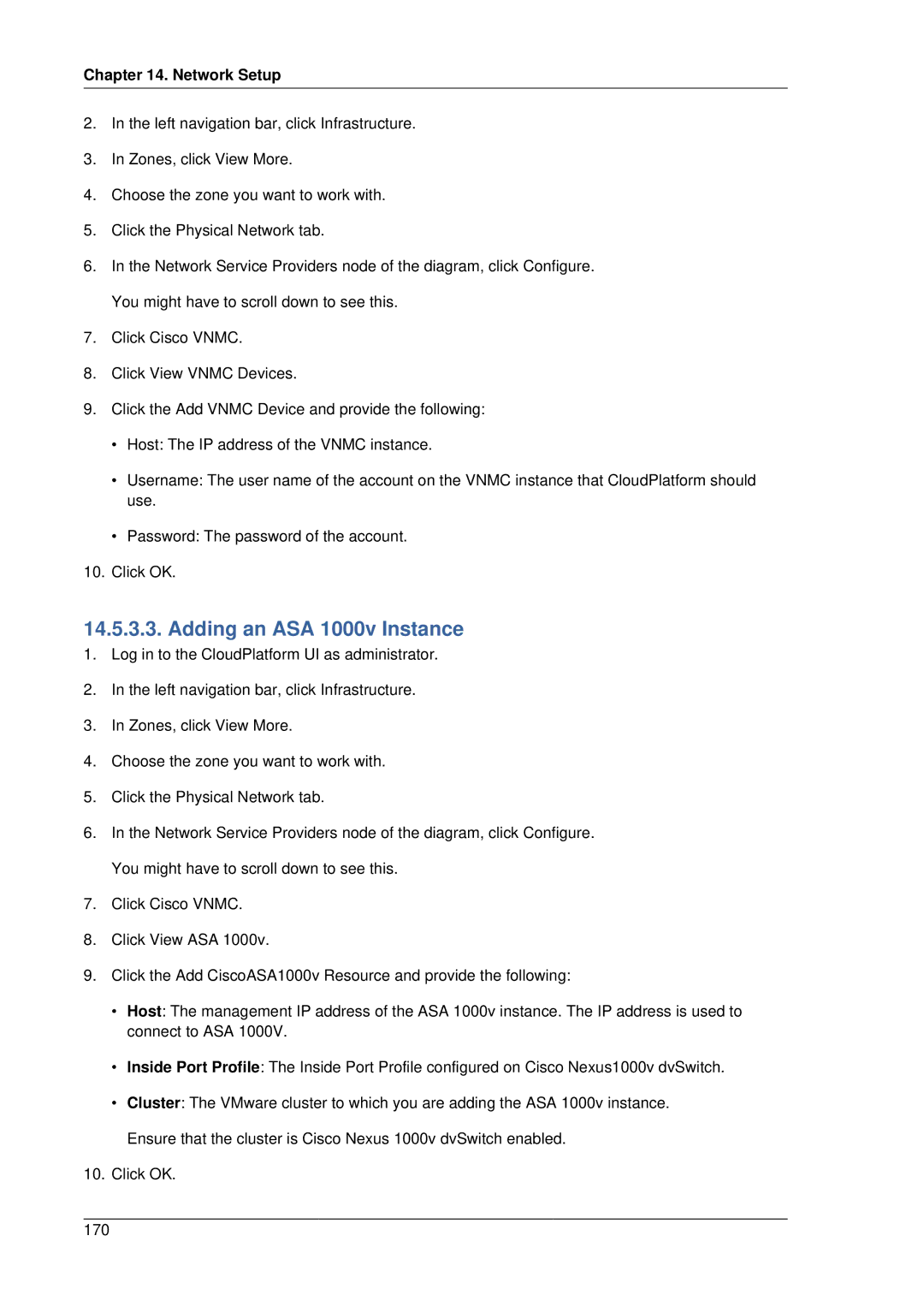 Citrix Systems 4.2 manual Adding an ASA 1000v Instance 