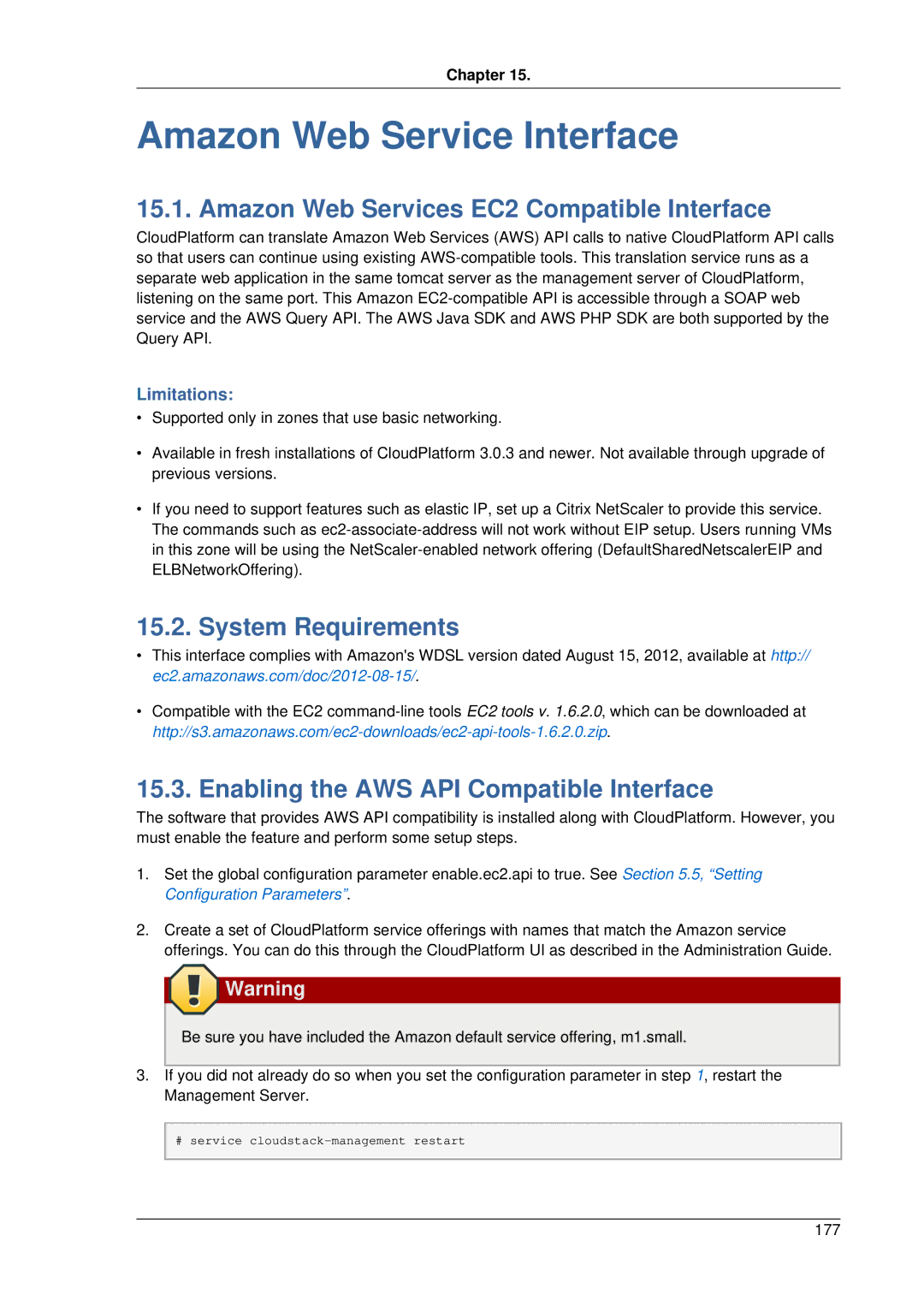 Citrix Systems 4.2 manual Amazon Web Service Interface, Amazon Web Services EC2 Compatible Interface 