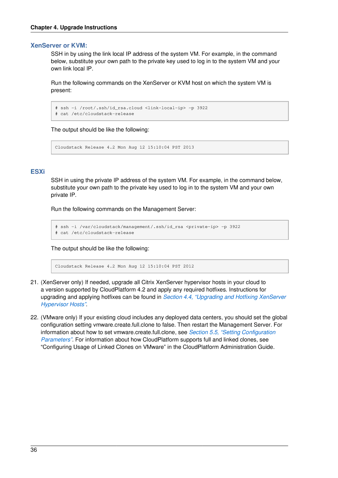 Citrix Systems 4.2 manual XenServer or KVM 