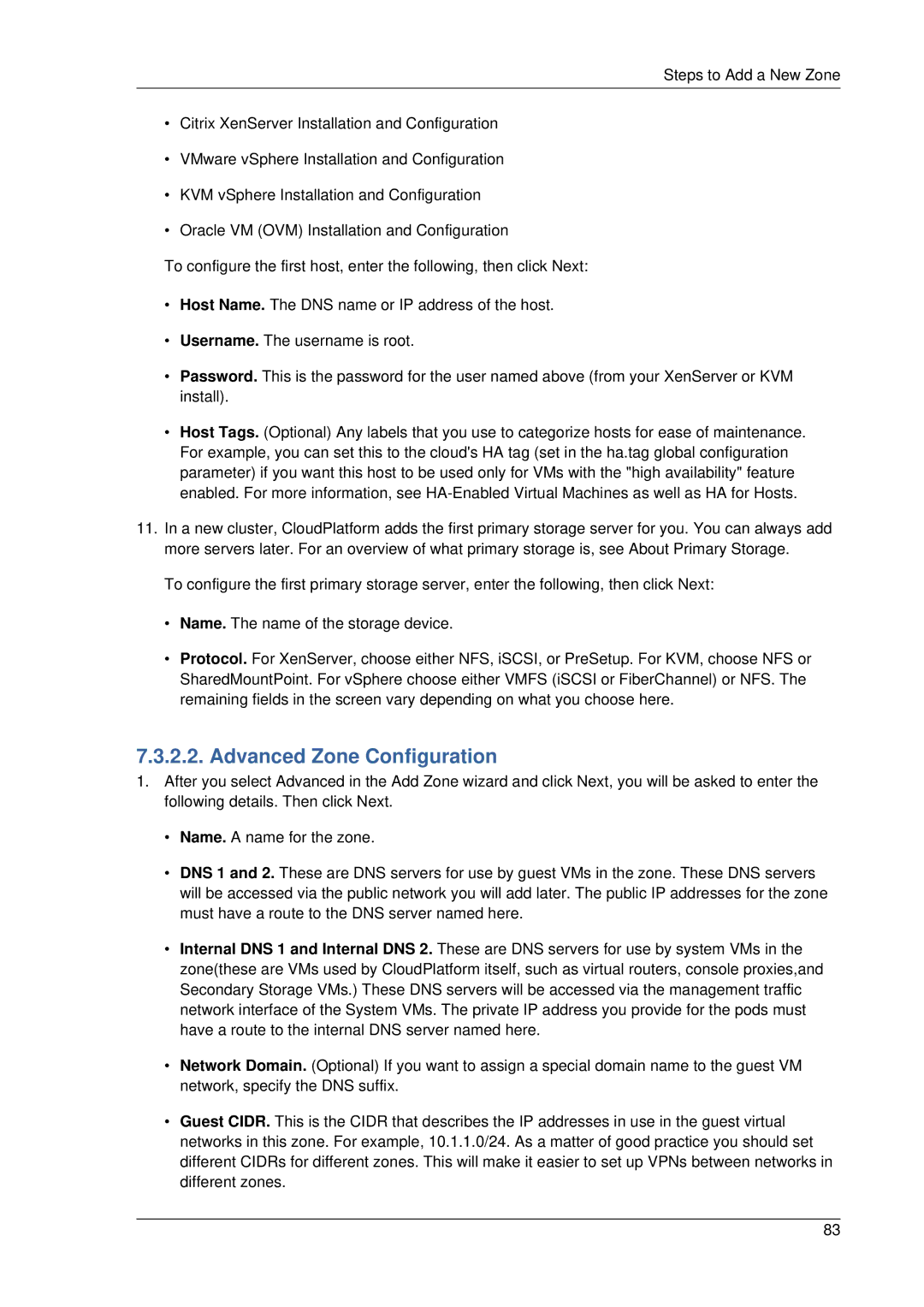 Citrix Systems 4.2 manual Advanced Zone Configuration 