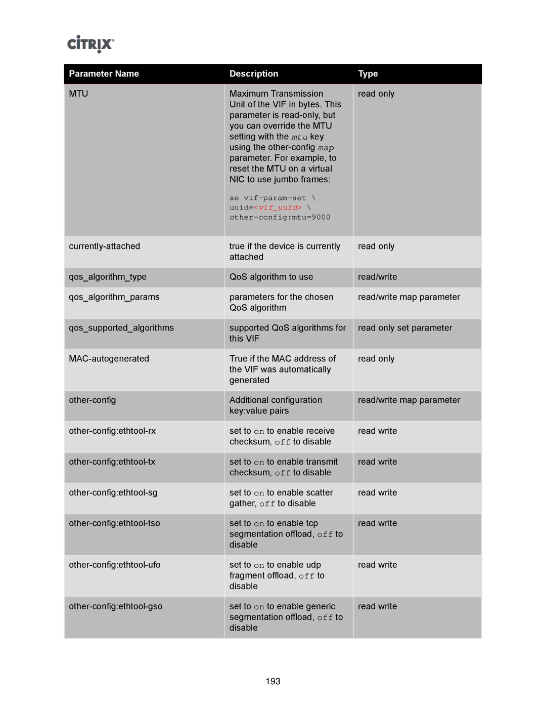 Citrix Systems 5.6 manual Uuid=vifuuid 