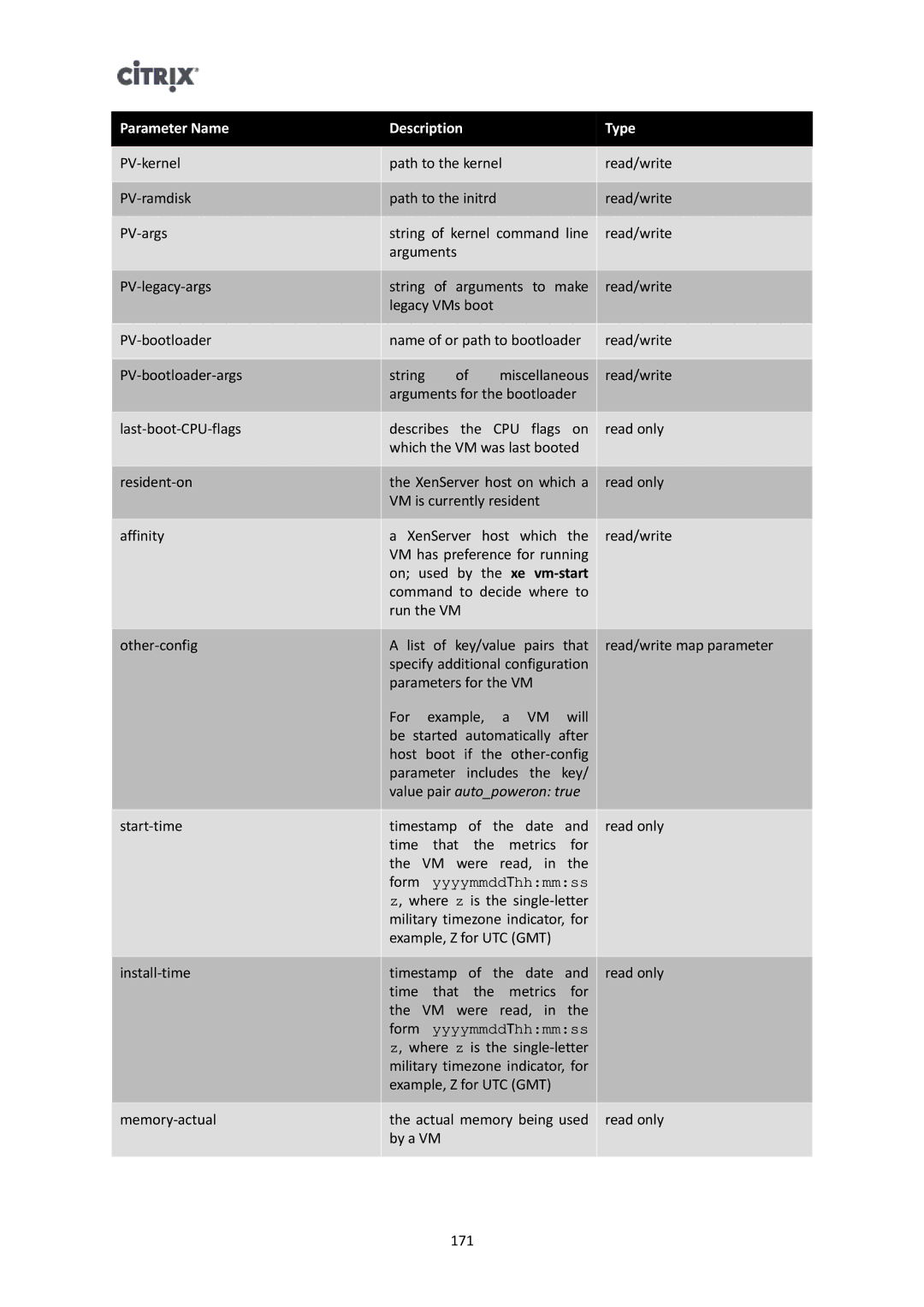 Citrix Systems 6 manual Value pair autopoweron true 