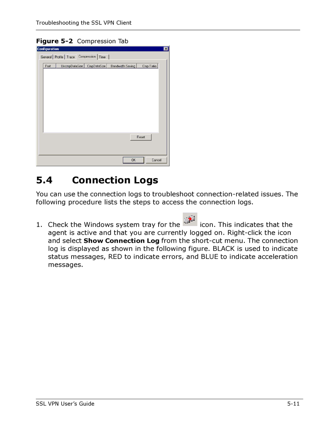 Citrix Systems 9000 Series manual Connection Logs, 2Compression Tab 