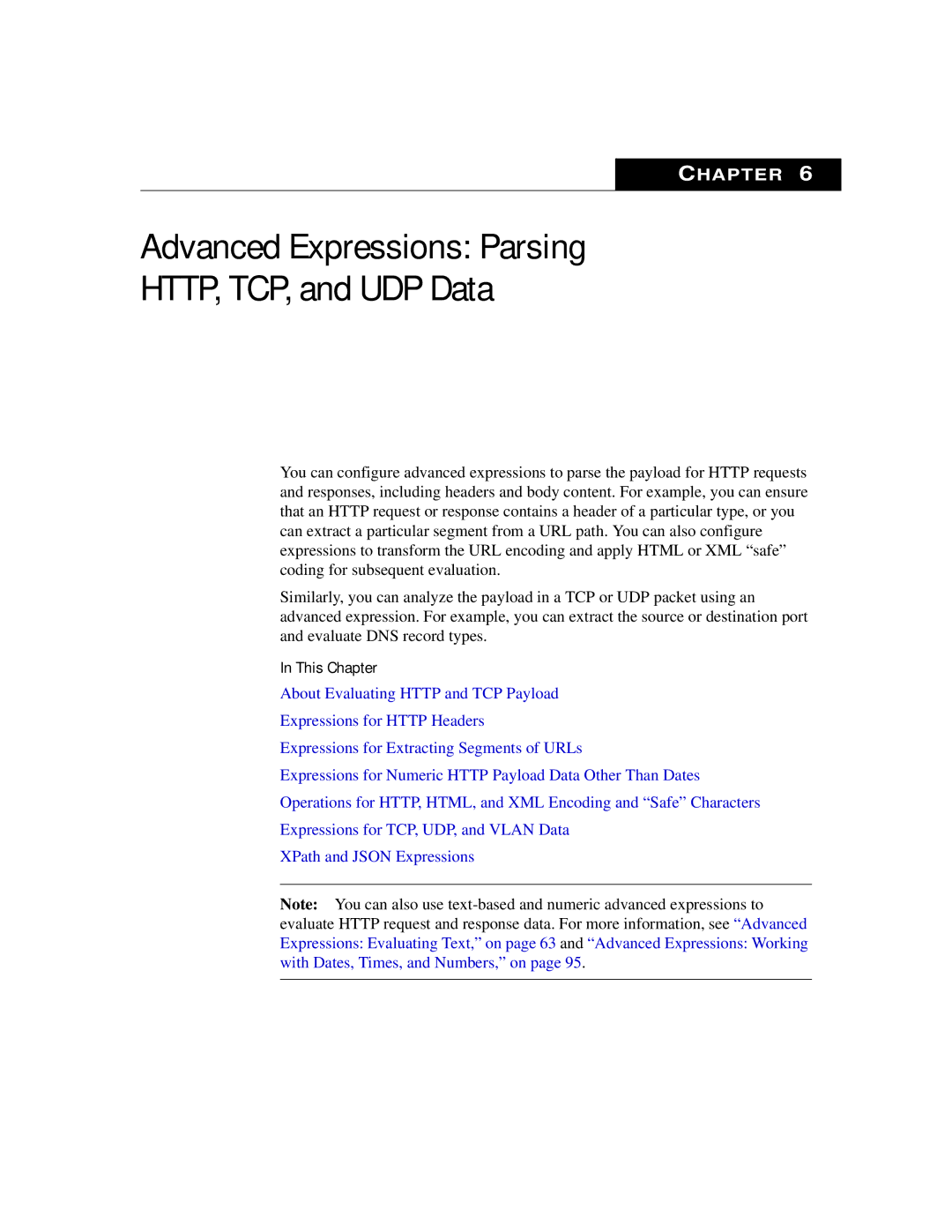 Citrix Systems 9.2 manual Advanced Expressions Parsing HTTP, TCP, and UDP Data 