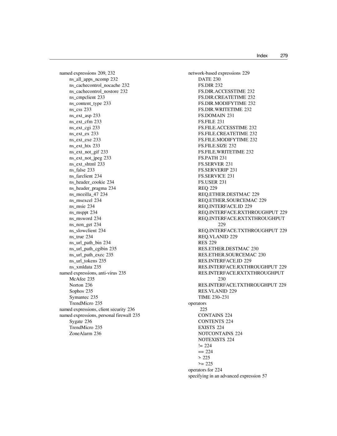 Citrix Systems 9.2 manual Index 279, Res.Vlanid 