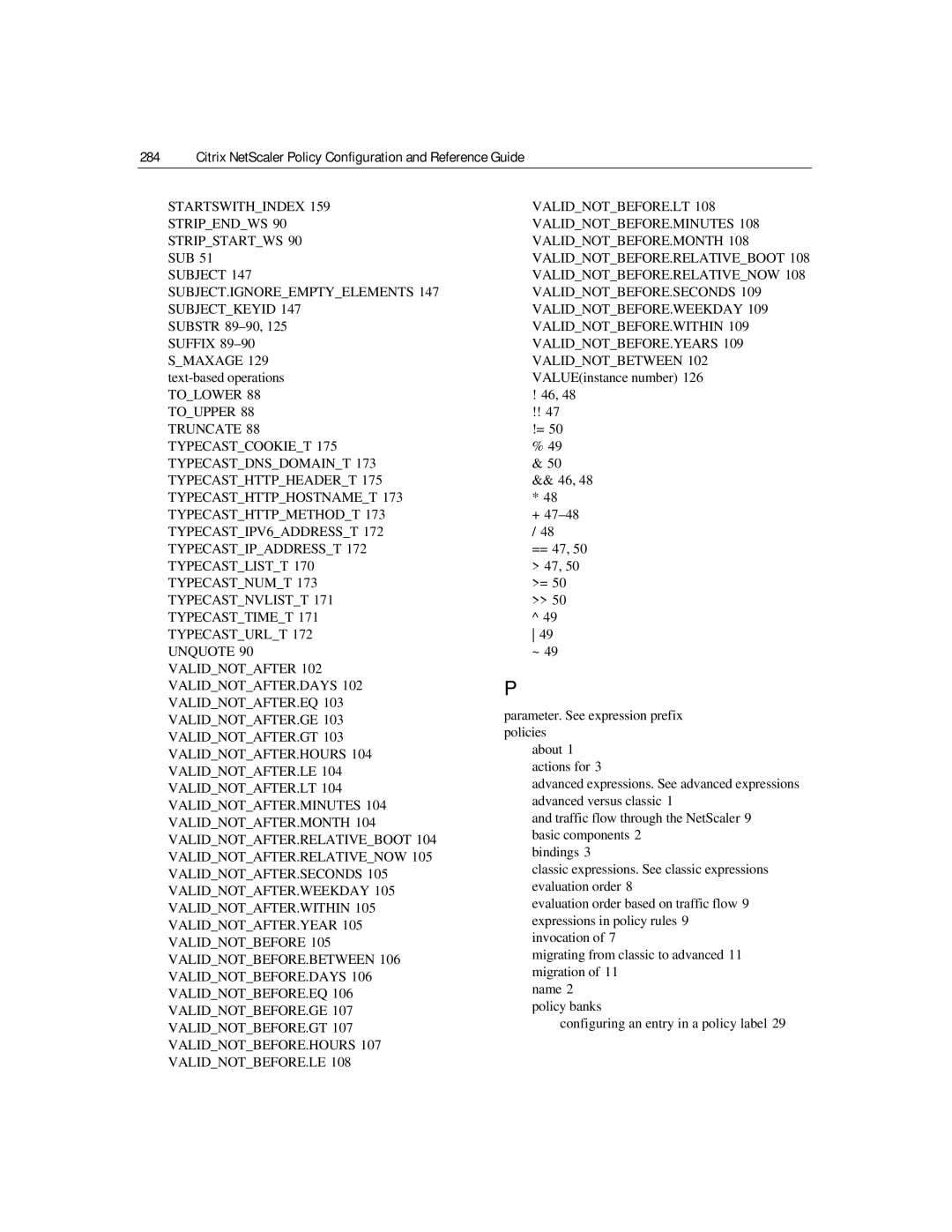 Citrix Systems 9.2 manual Citrix NetScaler Policy Configuration and Reference Guide 