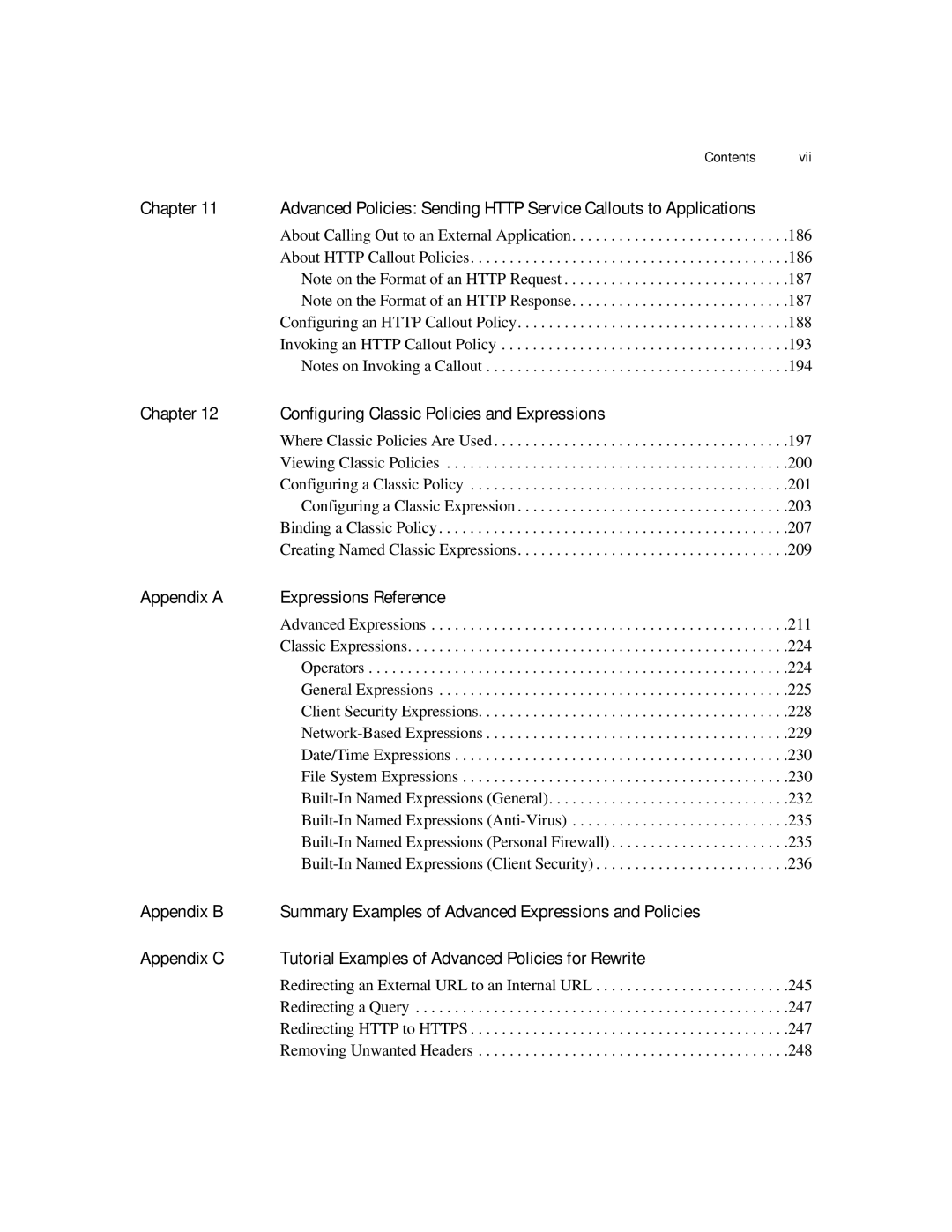 Citrix Systems 9.2 manual Contents Vii 