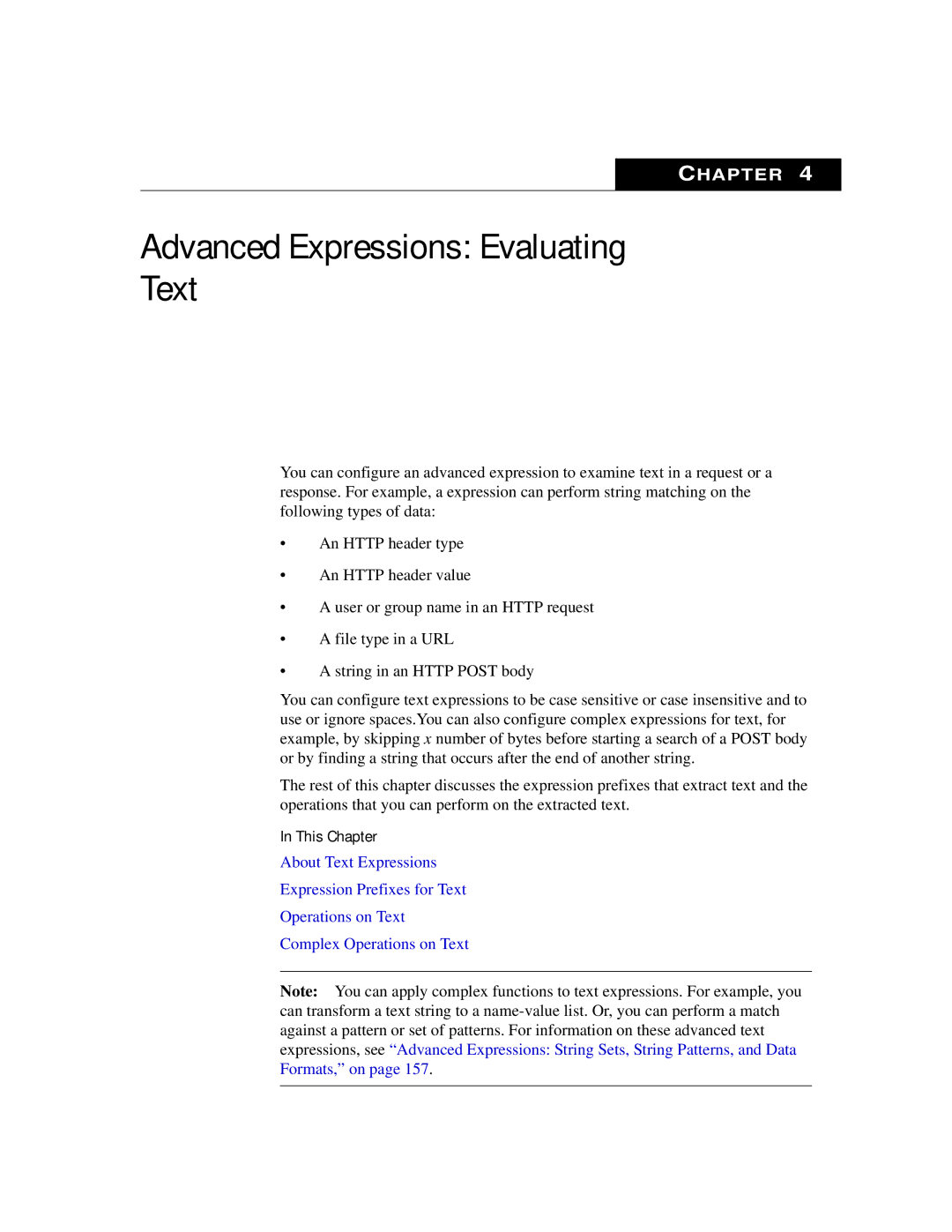 Citrix Systems 9.2 manual Advanced Expressions Evaluating Text 