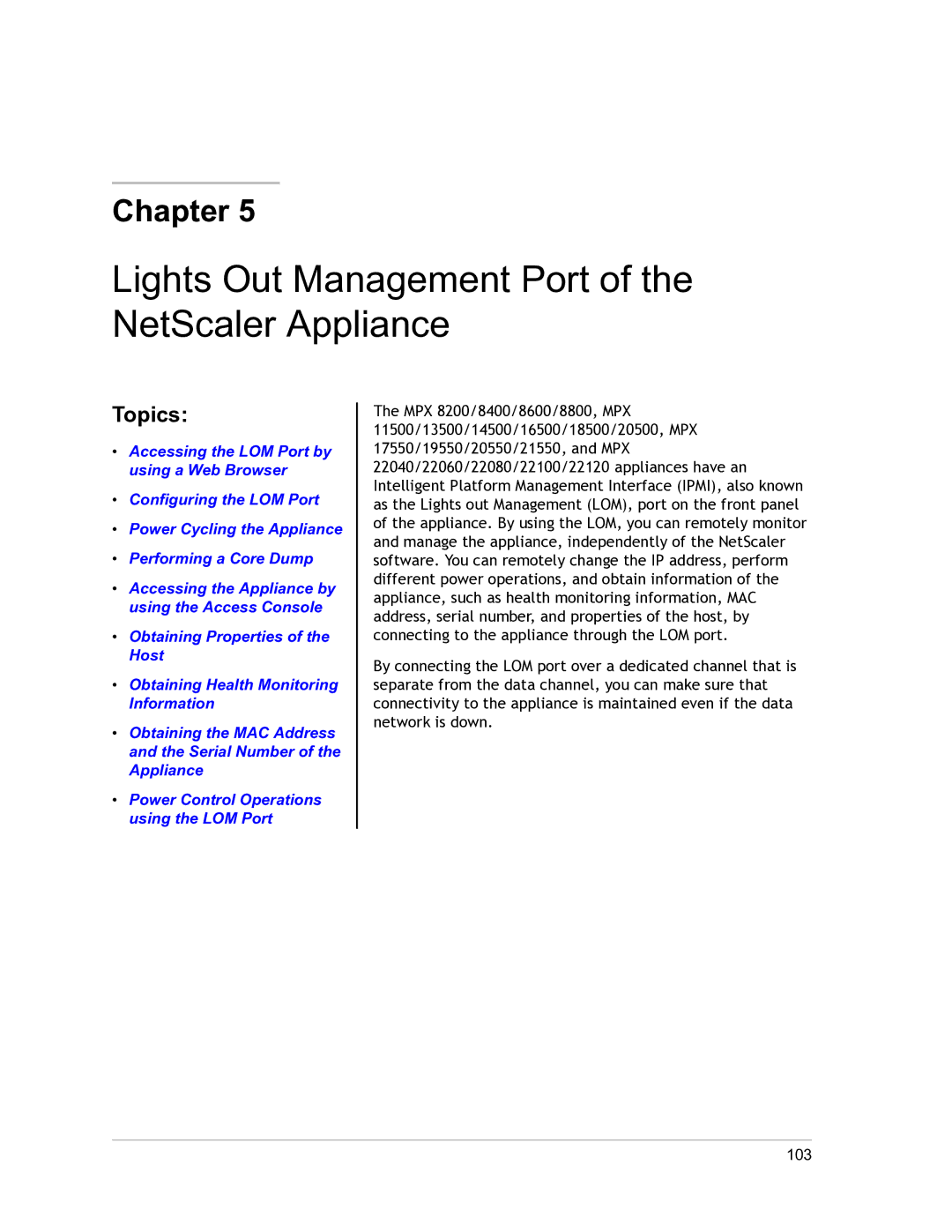 Citrix Systems 9.3 setup guide Lights Out Management Port NetScaler Appliance 