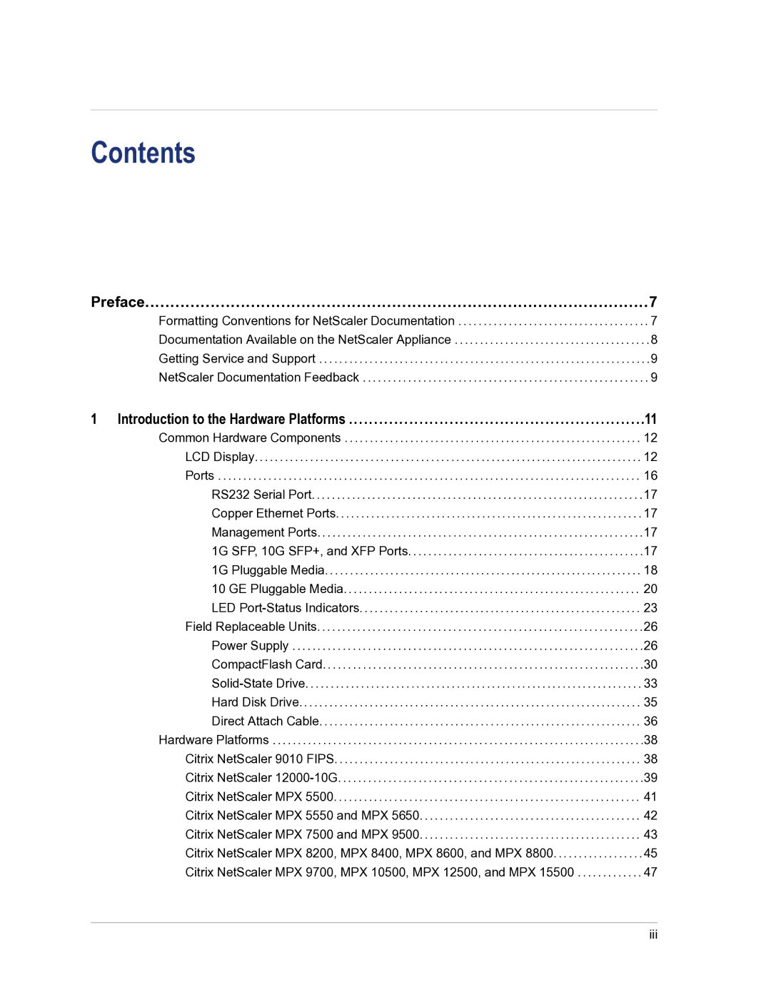 Citrix Systems 9.3 setup guide Contents 