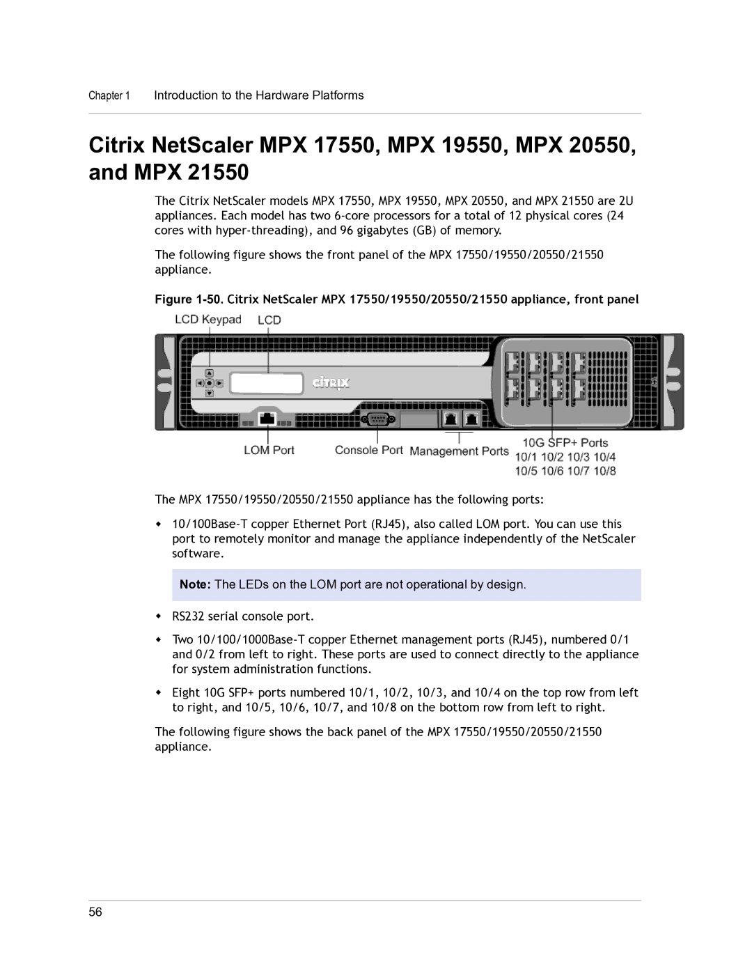 Citrix Systems 9.3 setup guide Citrix NetScaler MPX 17550, MPX 19550, MPX 20550, and MPX 