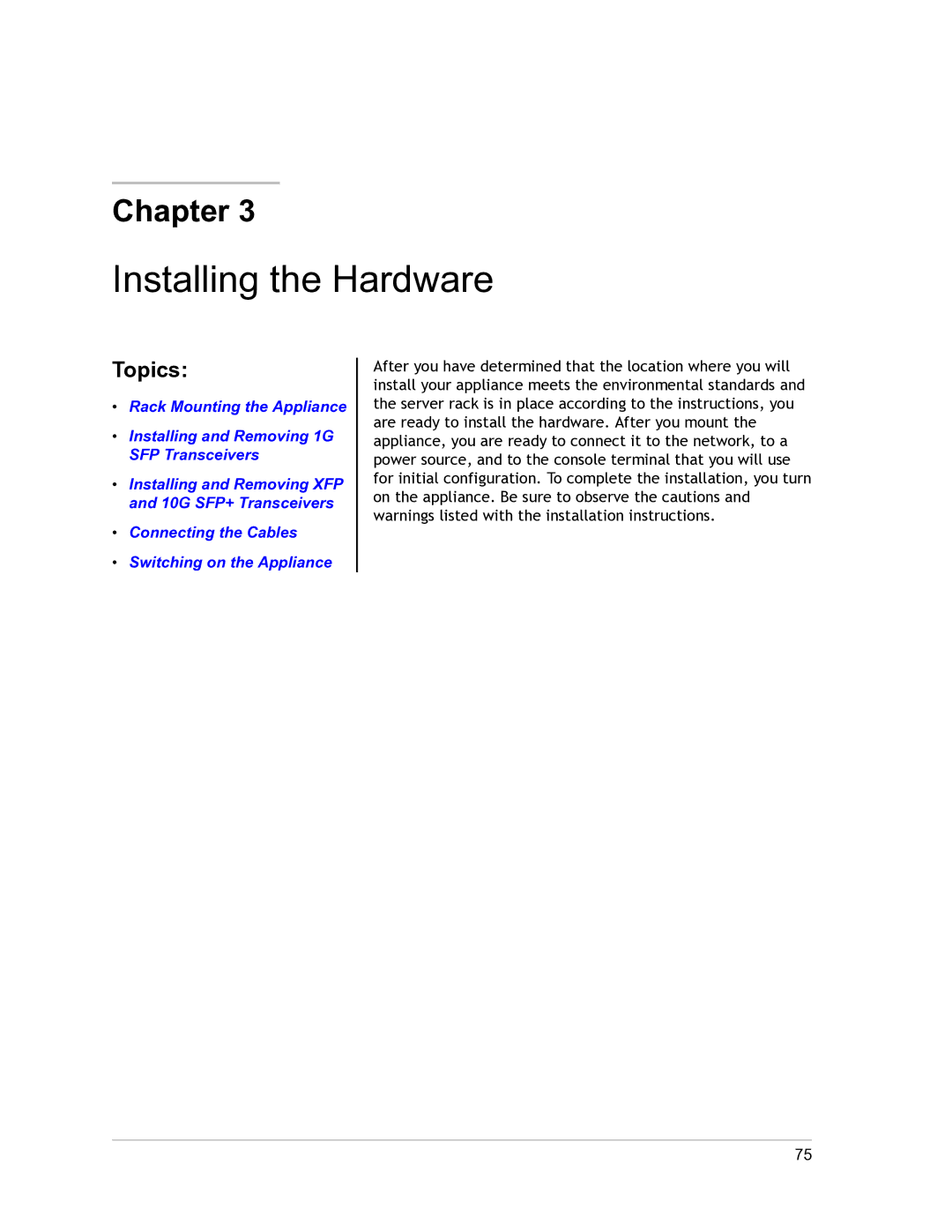 Citrix Systems 9.3 setup guide Installing the Hardware 