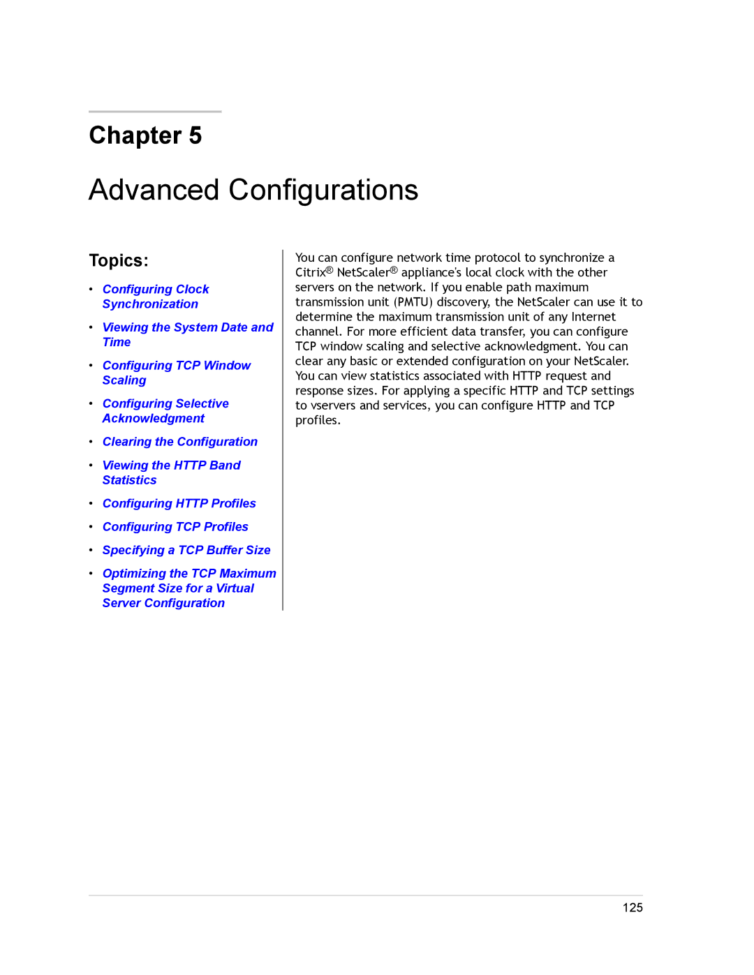 Citrix Systems CITRIX NETSCALER 9.3 manual Advanced Configurations 