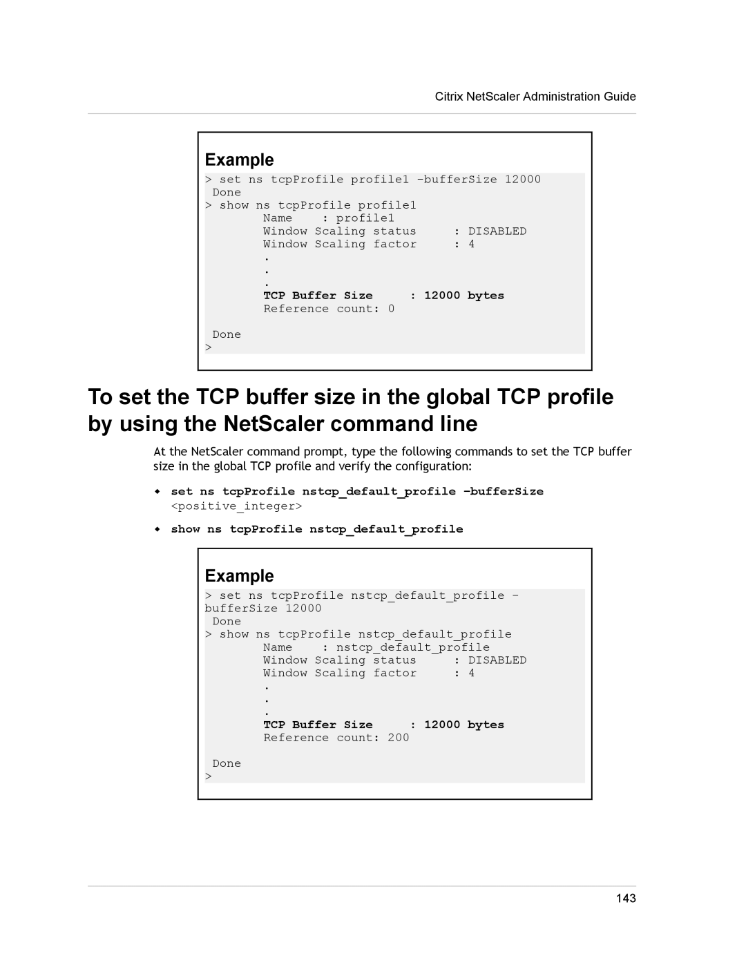 Citrix Systems CITRIX NETSCALER 9.3 manual Example 